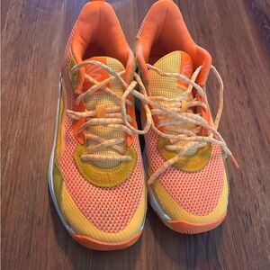 Kids Orange and Yellow Athletic Shoes